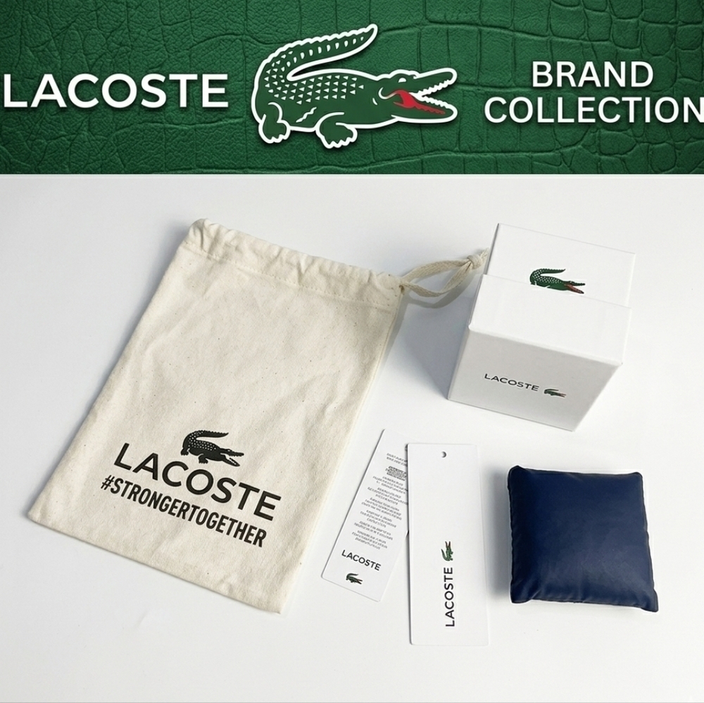 Lacoste Drawstring Bag with Original Box
